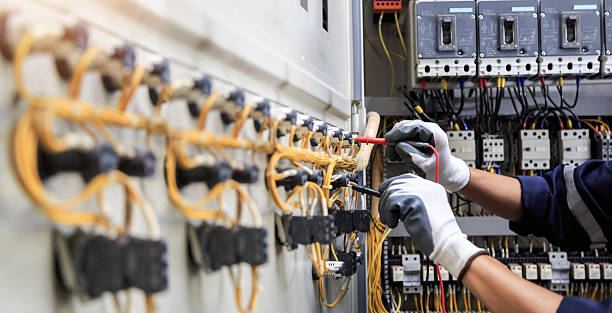 Professional Electrician technician working in Monroe North, WA